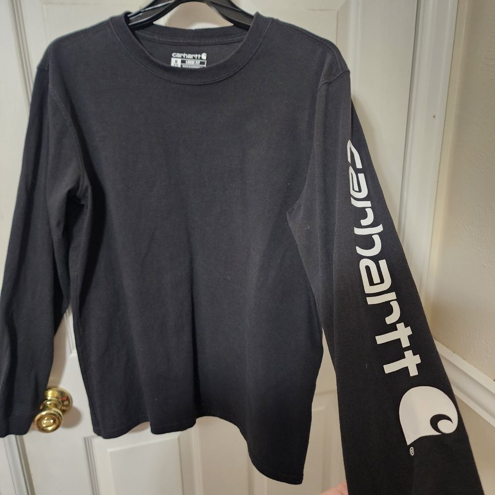 Carhartt Black Long Sleeve Shirt Size Medium